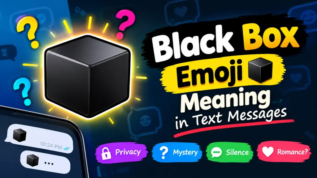 Black Box Emoji Meaning in Text Messages