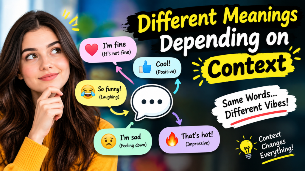 Different Meanings Depending on Context