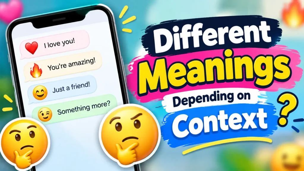 Different Meanings Depending on Context