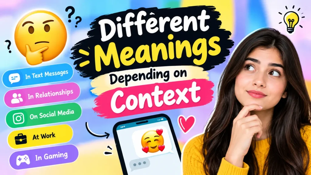 Different Meanings Depending on Context