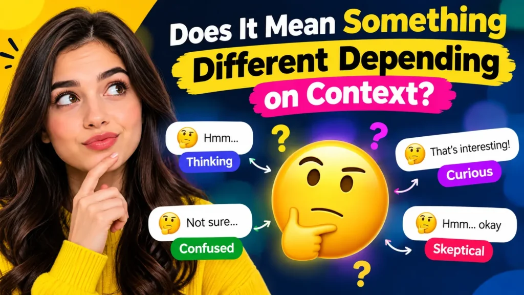 Does It Mean Something Different Depending on Context?