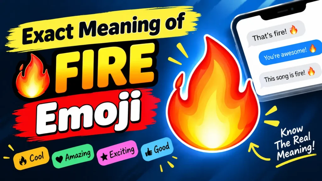 Exact Meaning of the 🔥 Emoji