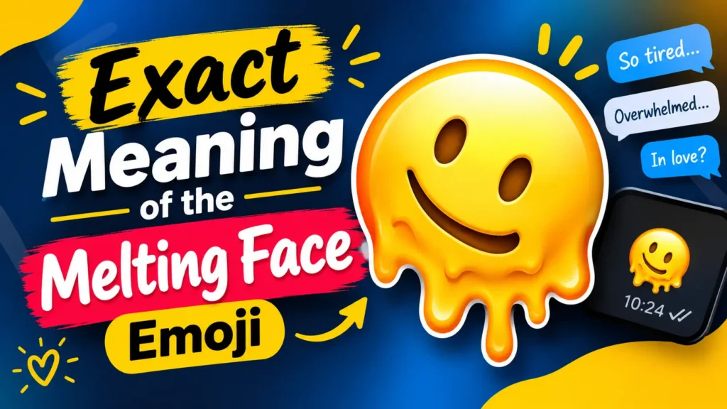 Exact Meaning of the Melting Face Emoji