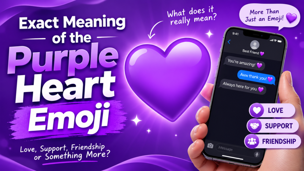 Exact Meaning of the Purple Heart Emoji