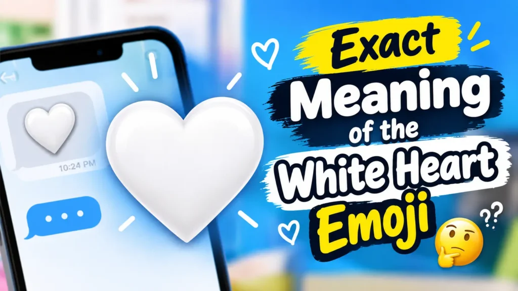 Exact Meaning of the White Heart Emoji