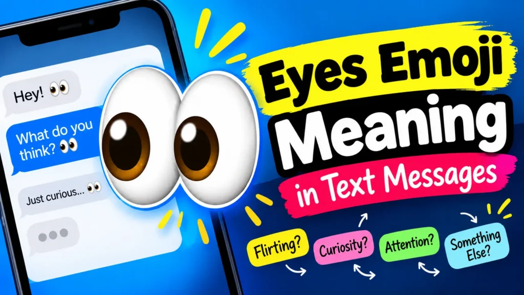 Eyes Emoji Meaning in Text Messages