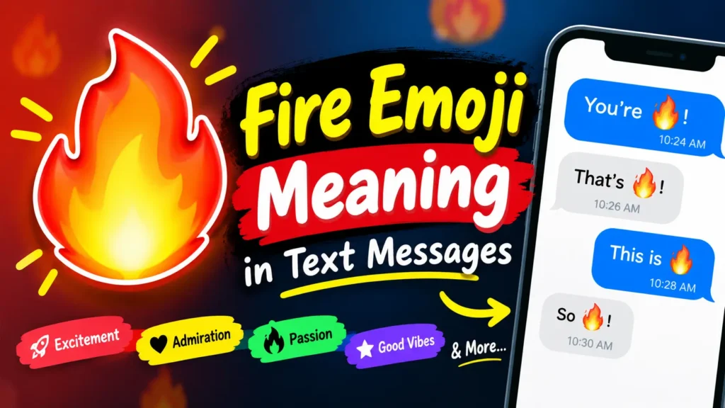 Fire Emoji Meaning in Text Messages
