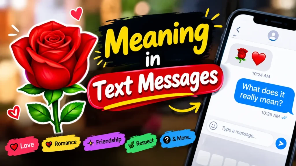 🌹 Meaning in Text Messages