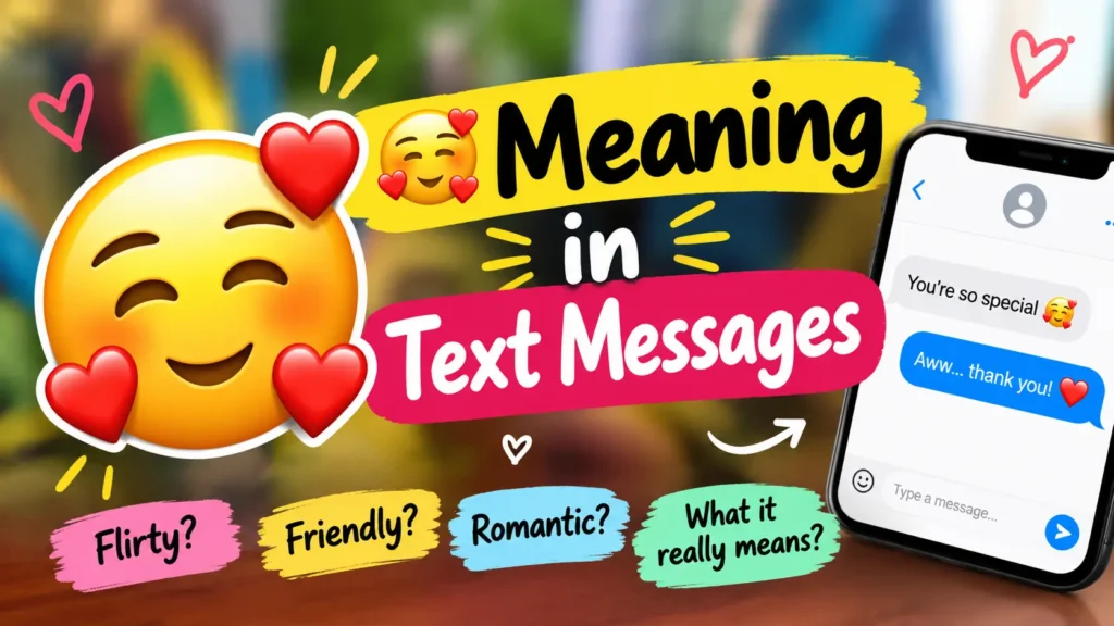 🥰 Meaning in Text Messages