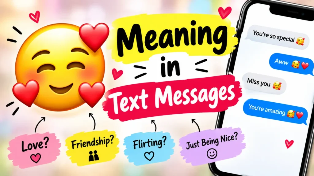 🥰 Meaning in Text Messages