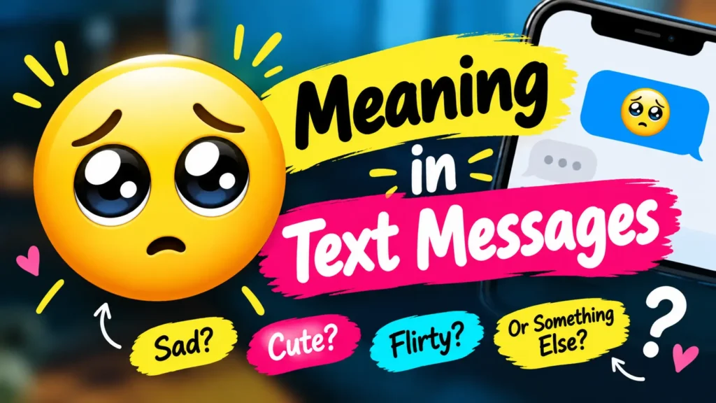 🥺 Meaning in Text Messages