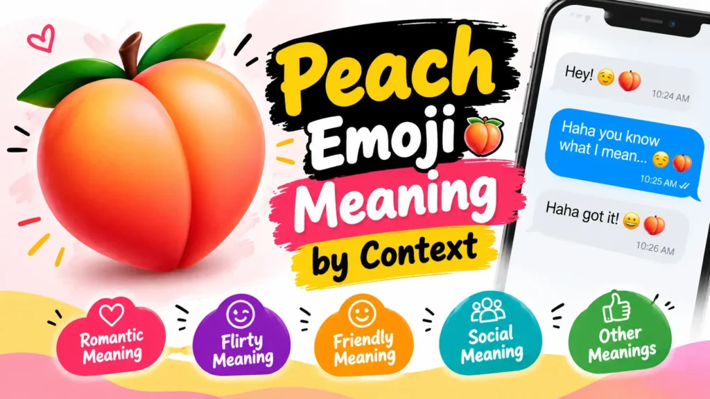 Peach Emoji Meaning by Context