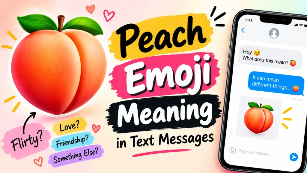 Peach Emoji Meaning in Text Messages