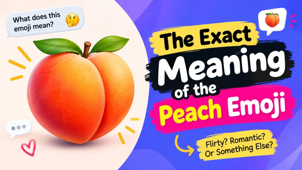 The Exact Meaning of the Peach Emoji