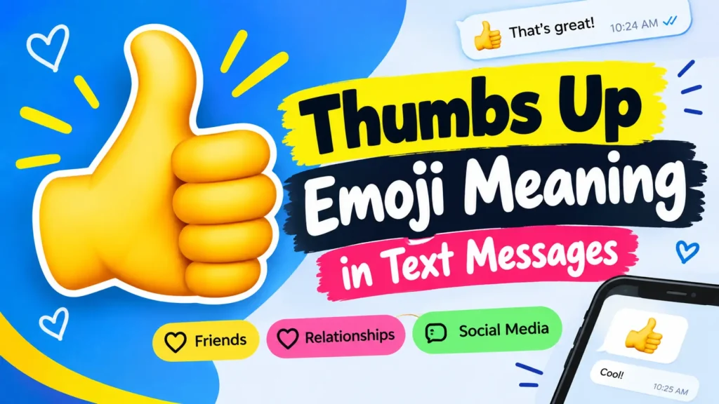 Thumbs Up Emoji Meaning in Text Messages