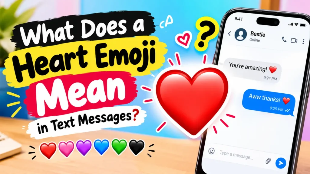 What Does a Heart Emoji Mean in Text Messages?