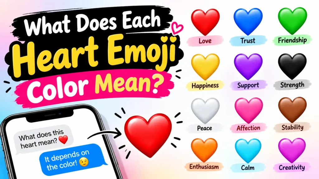 What Does Each Heart Emoji Color Mean?