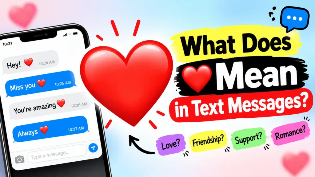 What Does ❤️ Mean in Text Messages?