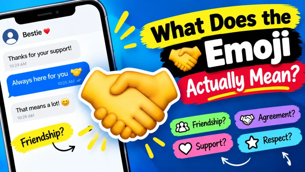 What Does the 🤝 Emoji Actually Mean?