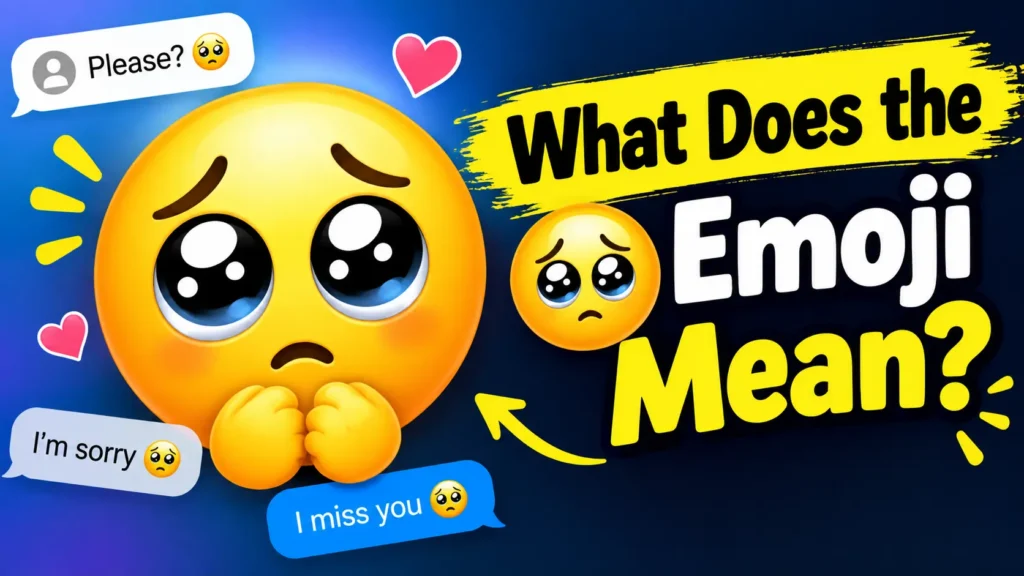 What Does the 🥺 Emoji Mean?