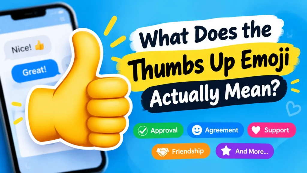 What Does the Thumbs Up Emoji Actually Mean?