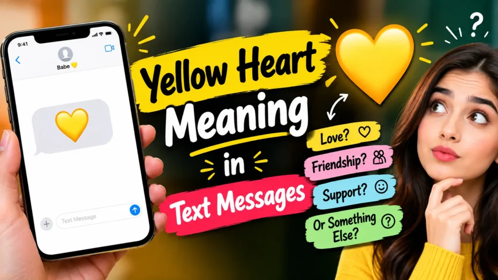 Yellow Heart Meaning in Text Messages