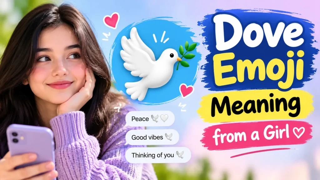 Dove Emoji Meaning from a Girl
