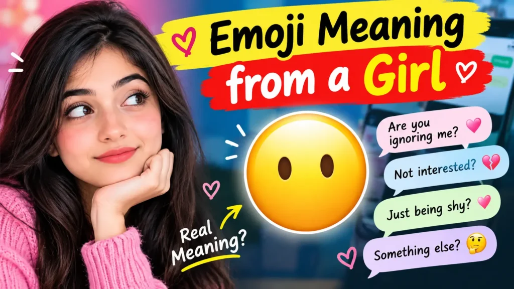 🫥 Emoji Meaning from a Girl