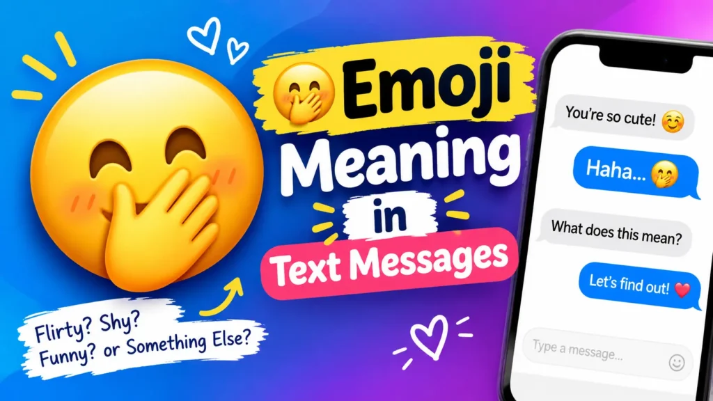 🤭 Emoji Meaning in Text Messages