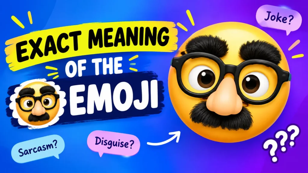 Exact Meaning of the 🥸 Emoji