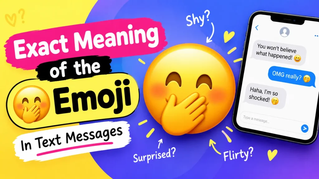 Exact Meaning of the 🤭 Emoji