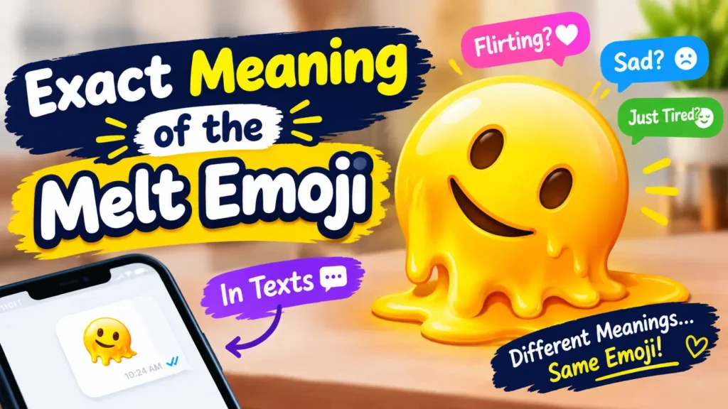 Exact Meaning of the Melt Emoji