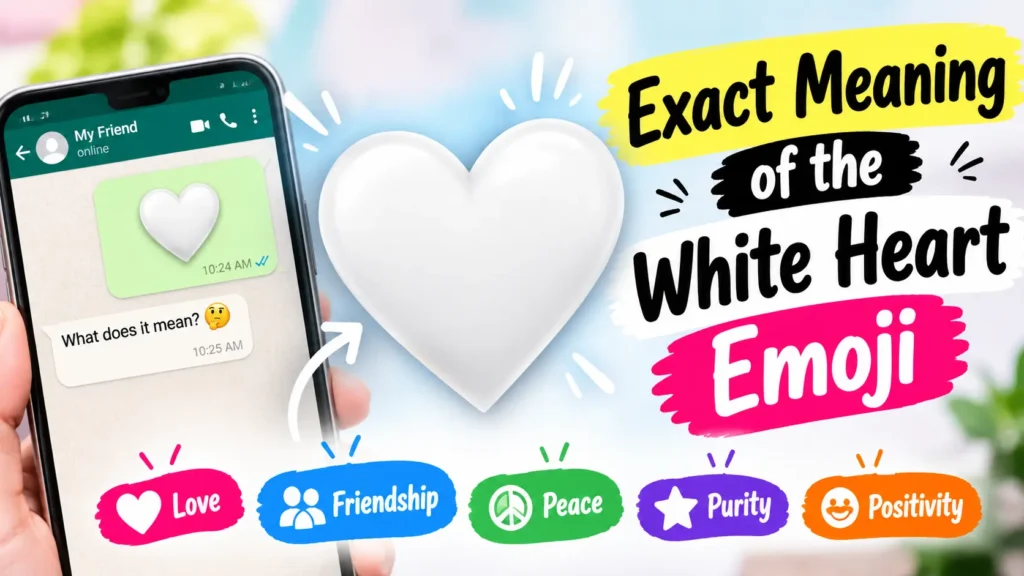 Exact Meaning of the White Heart Emoji