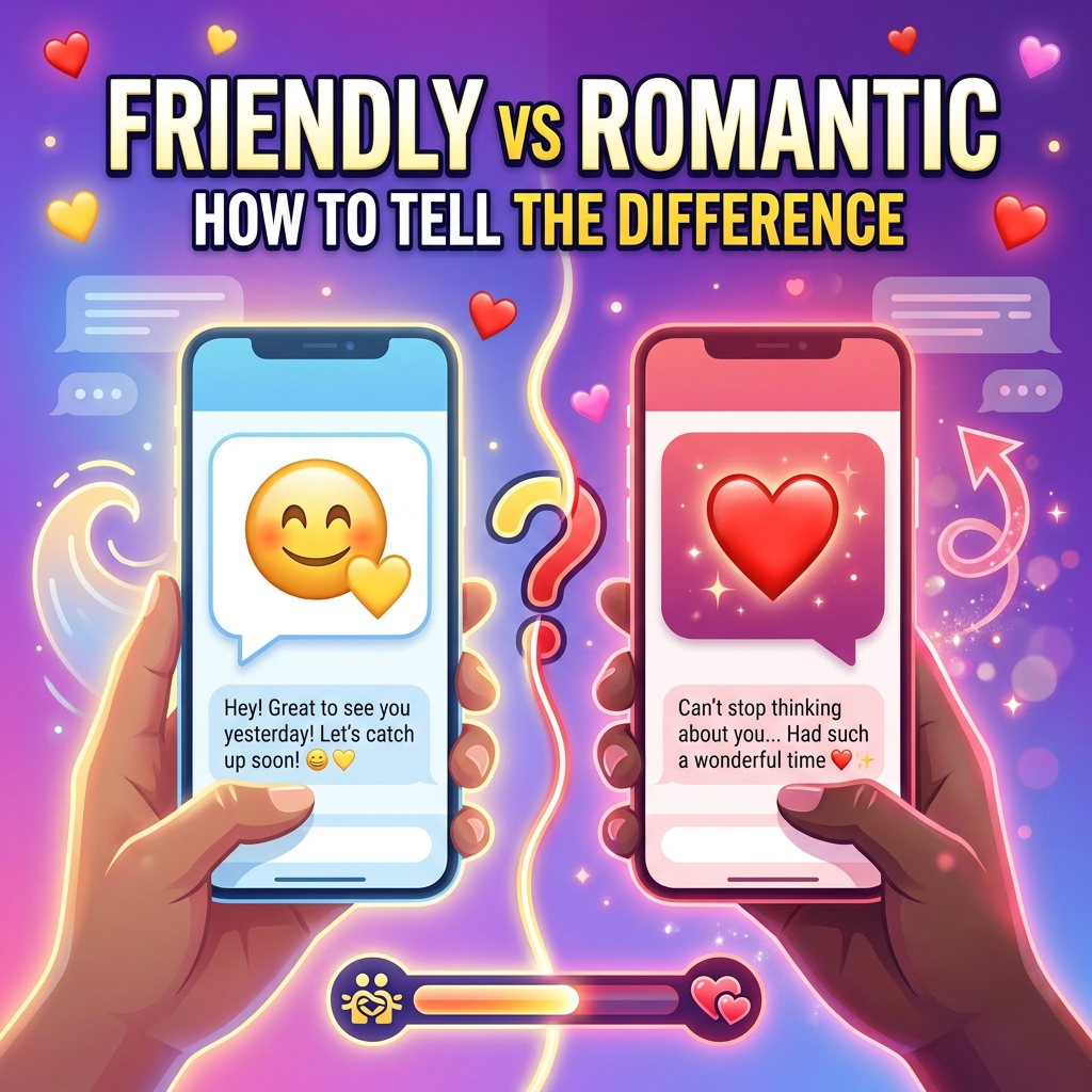 Friendly vs Romantic Meaning: How to Tell the Difference
