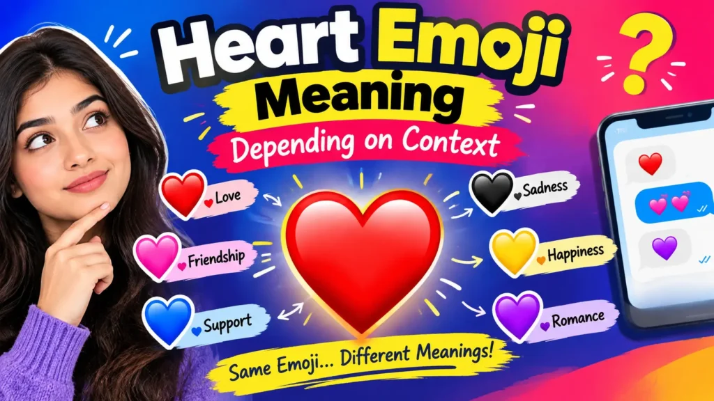 Heart Emoji Meaning Depending on Context