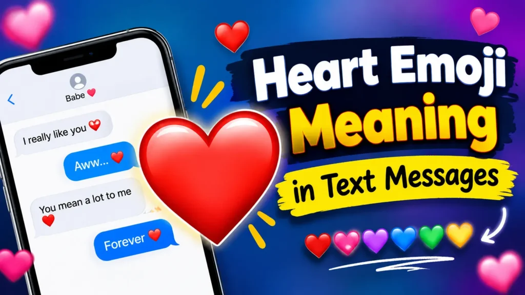 Heart Emoji Meaning in Text Messages