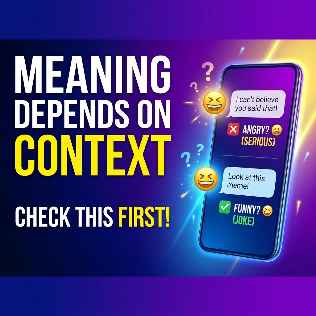 Meaning Depends on Context (Always Check This First)