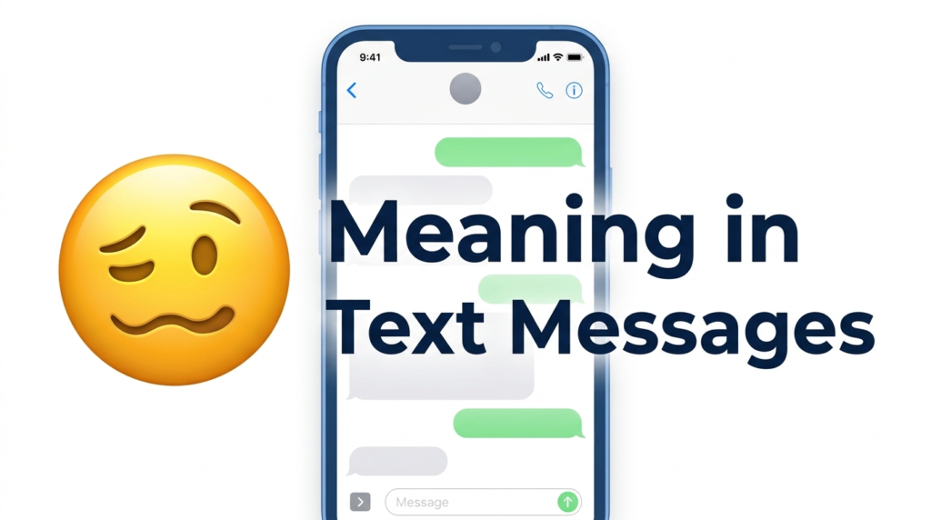 🥴 Meaning in Text Messages