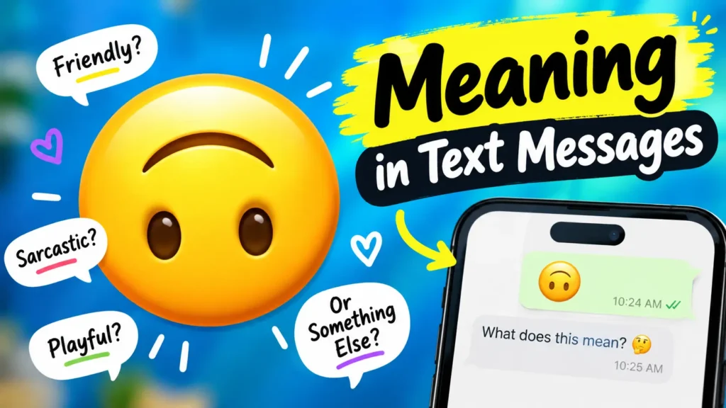 🙃 Meaning in Text Messages