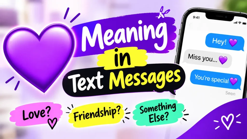 💜 Meaning in Text Messages