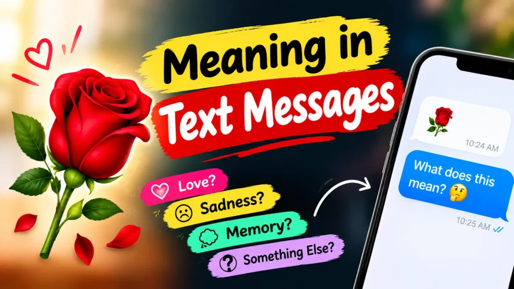 🥀 Meaning in Text Messages
