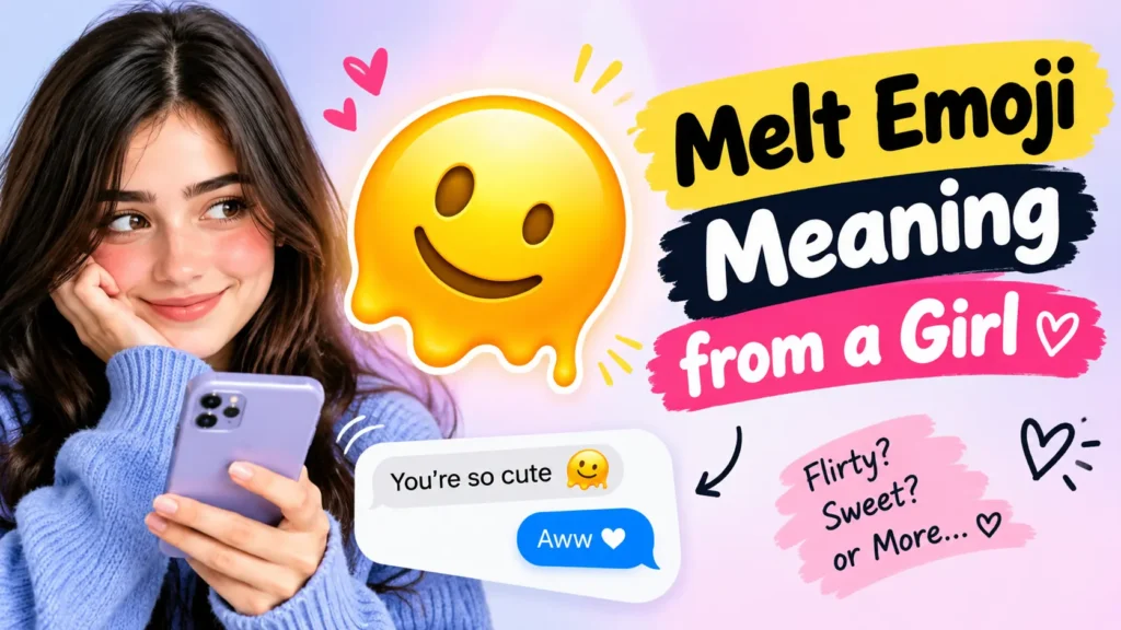Melt Emoji Meaning from a Girl