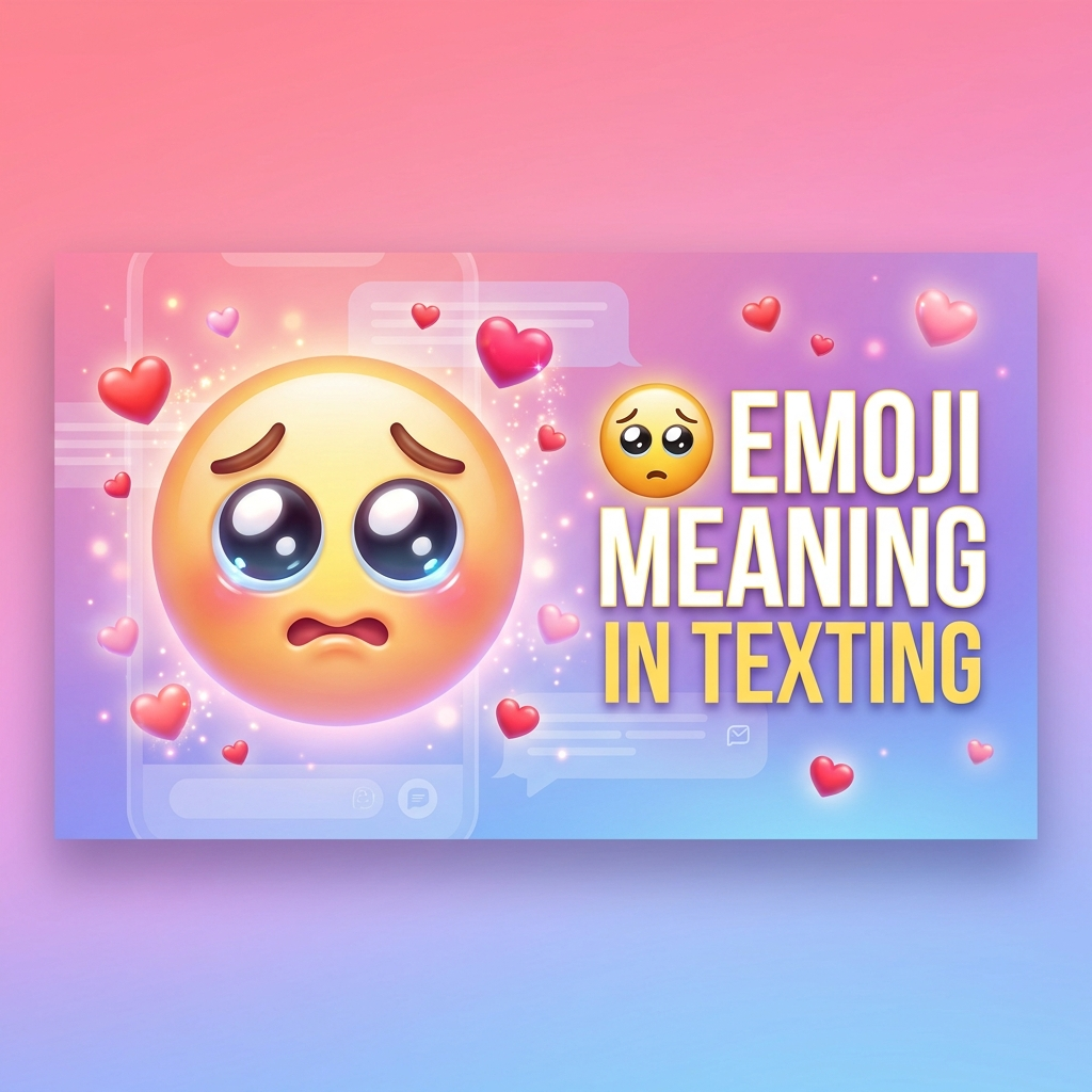 The General Meaning of 🥺 in Texting