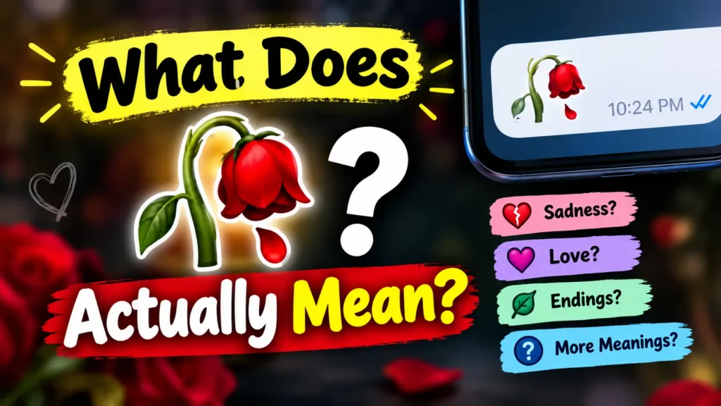 What Does 🥀 Actually Mean?