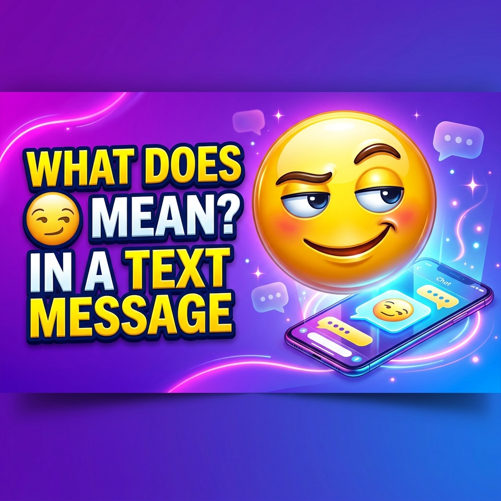 What Does 😏 Mean in a Text Message?