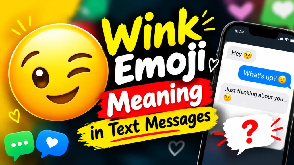 Wink Emoji Meaning in Text Messages