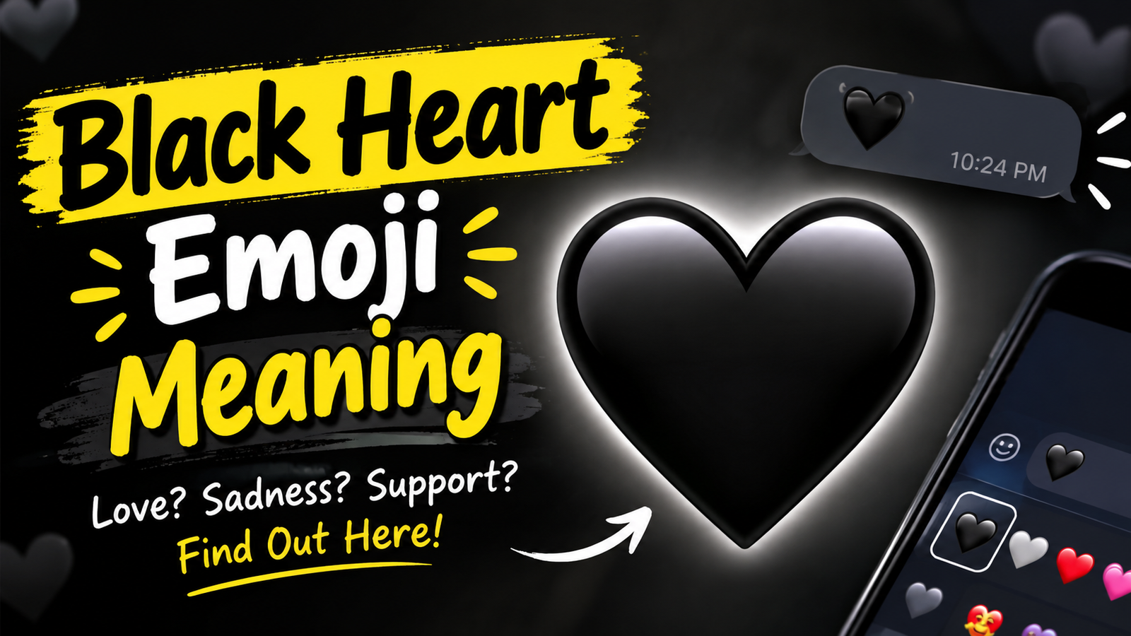 Black Heart Emoji Meaning