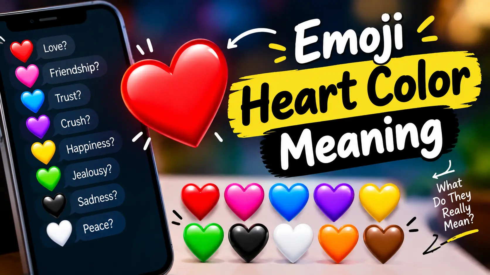 Emoji Heart Color Meaning