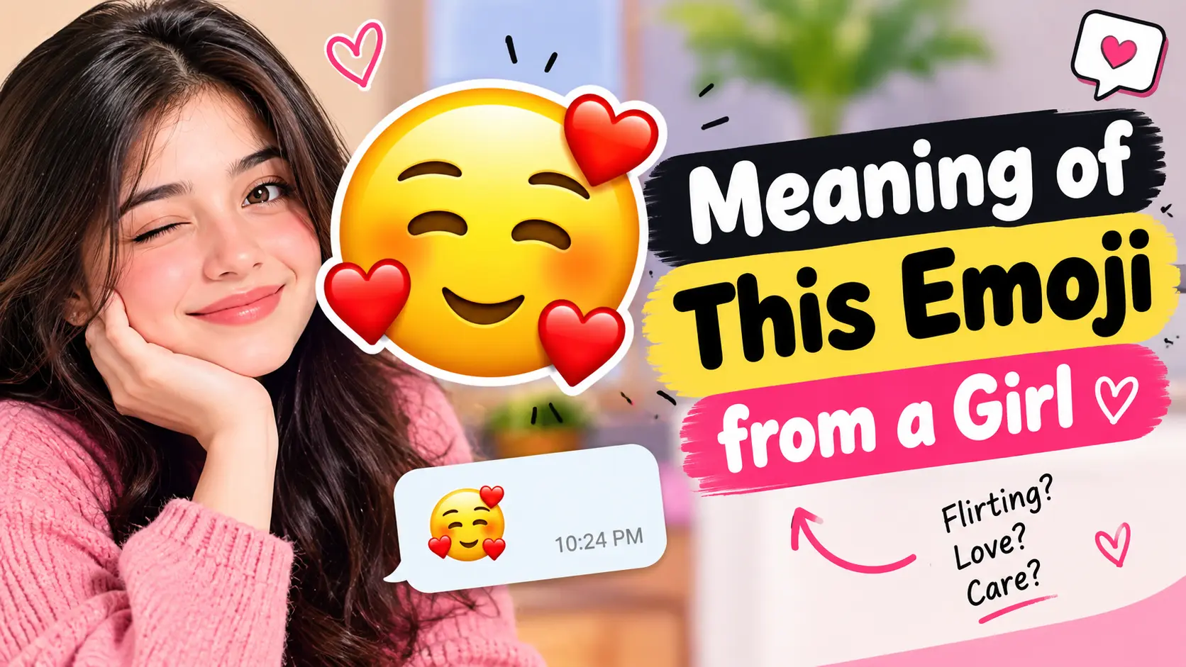 🥰 Meaning of This Emoji from a Girl