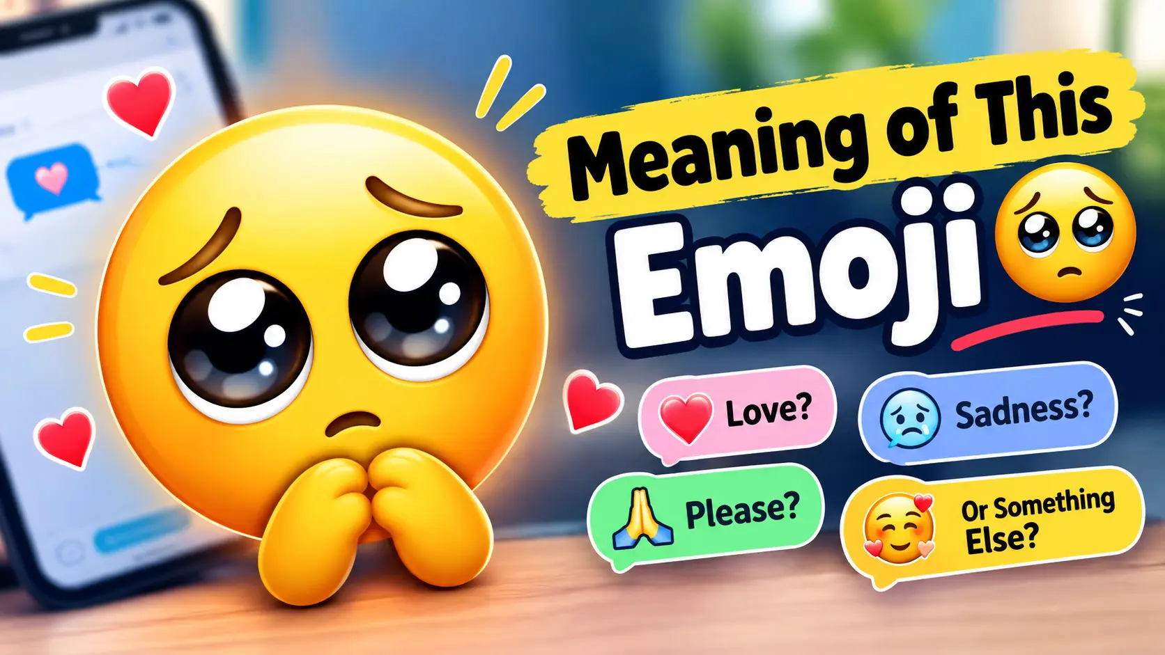 Meaning of This Emoji 🥺
